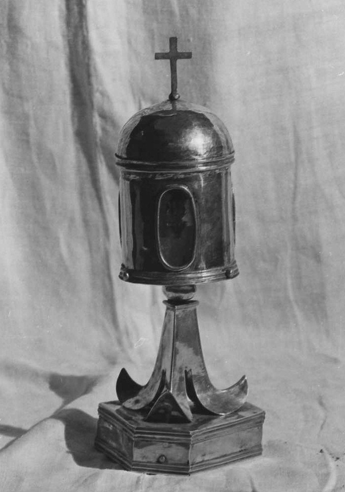 reliquiario - bottega italiana (fine/inizio secc. XV/ XVI)