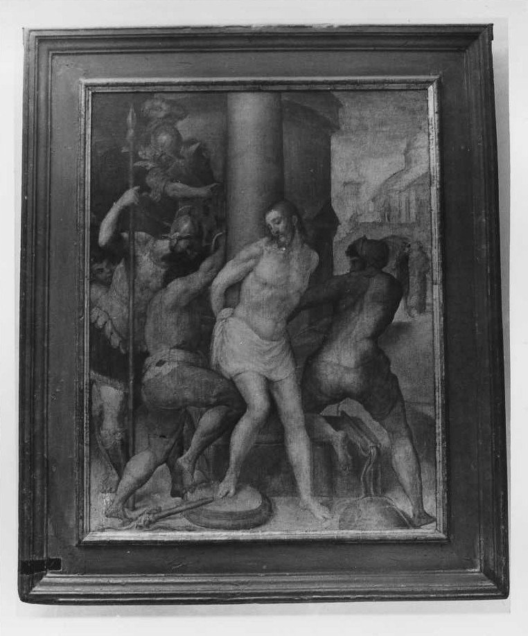 flagellazione di Cristo (dipinto) di Battista Franco (sec. XVI)