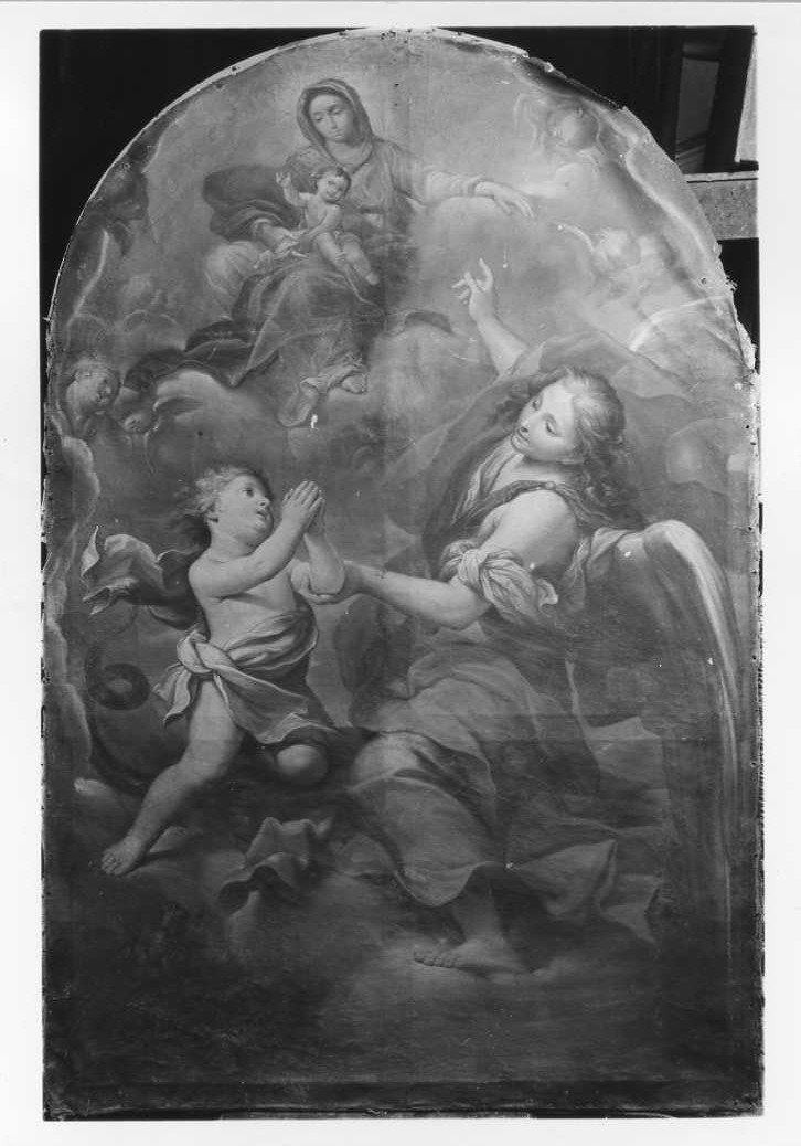 angelo custode (dipinto) - ambito emiliano (fine sec. XVII)