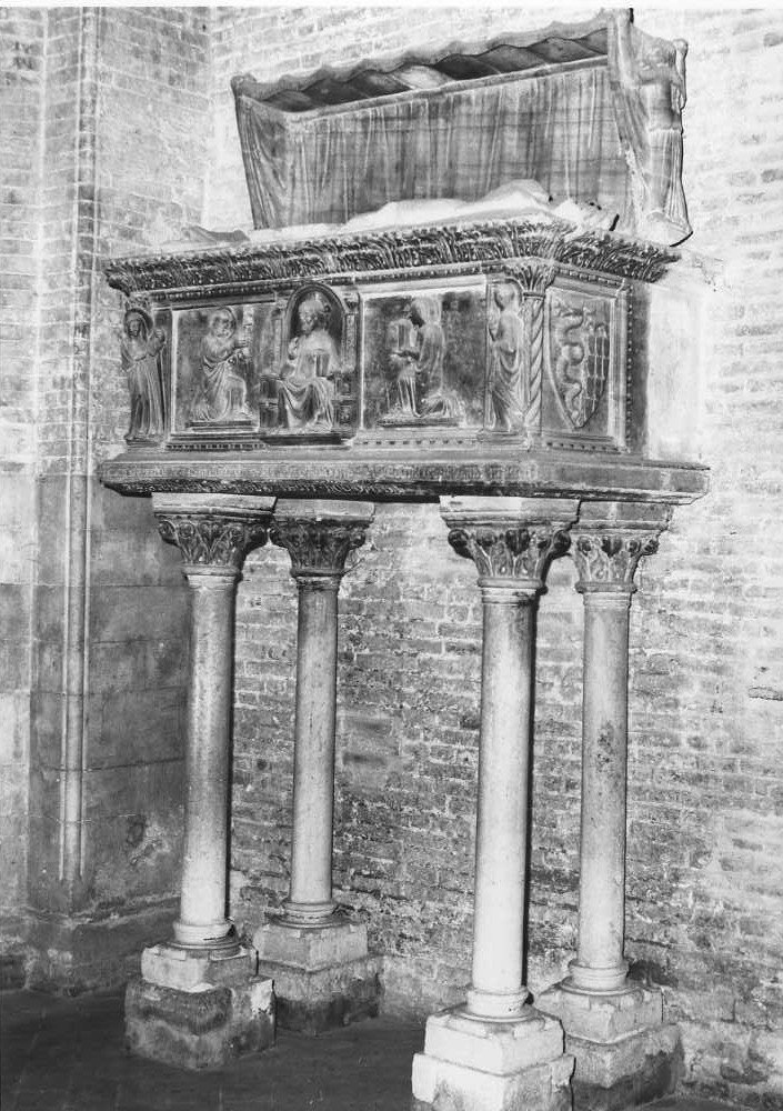 Giovanni Visconti d'Oleggio (monumento funebre) - bottega romagnola (sec. XIV)