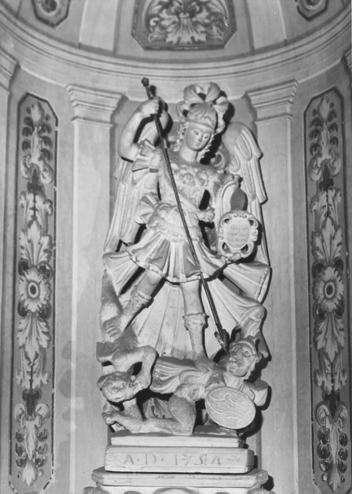 San Michele Arcangelo (statua) - bottega marchigiana (sec. XVIII)
