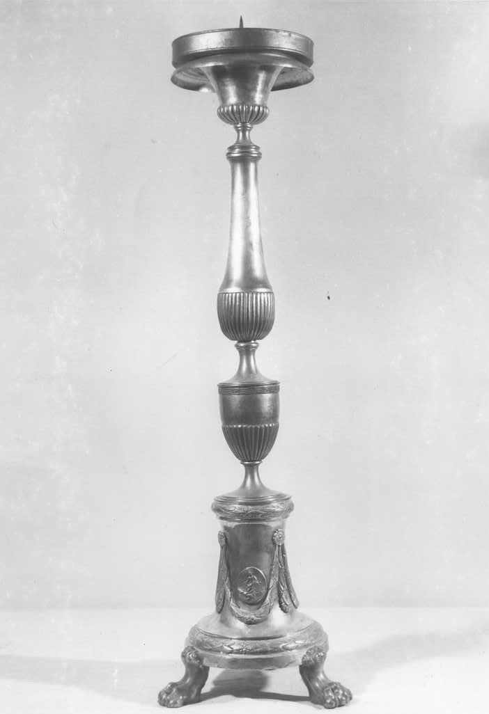 candeliere, coppia - bottega italiana (sec. XIX)