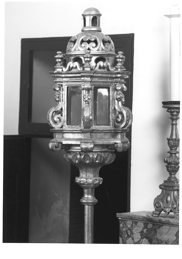 lanterna processionale, coppia - bottega marchigiana (sec. XVIII)