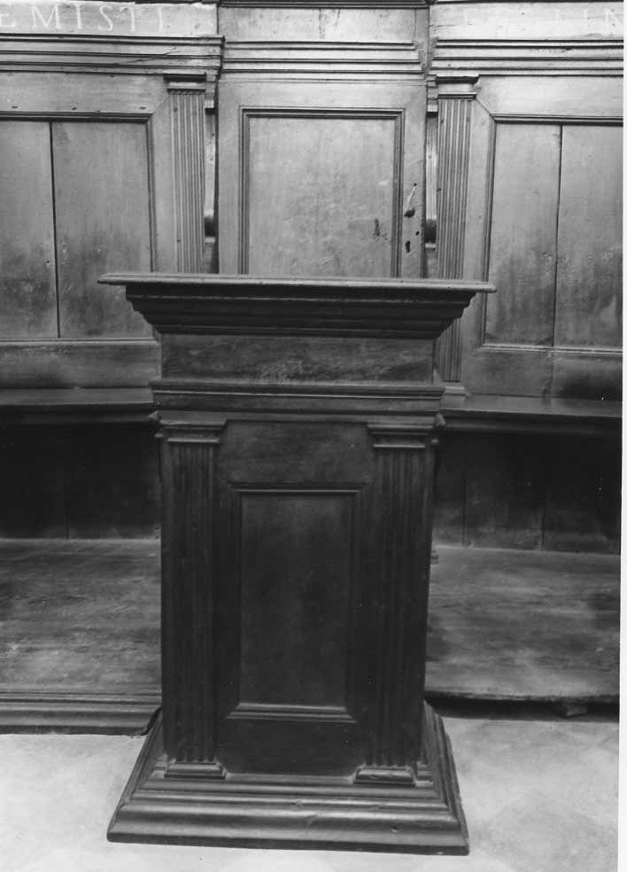 stalli del coro - bottega marchigiana (sec. XVII)