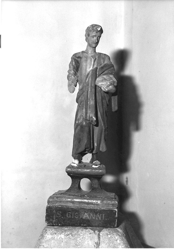 San Giovanni Evangelista (scultura) - bottega marchigiana (sec. XVIII)