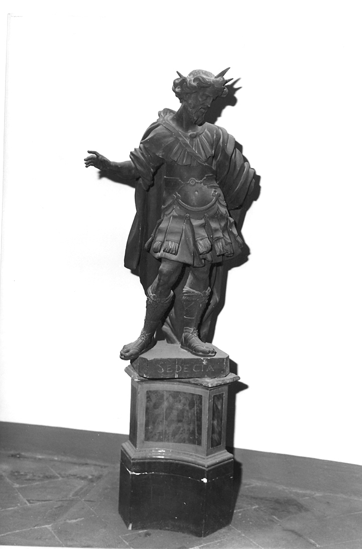re Sedecia (scultura) - bottega marchigiana (sec. XVIII)