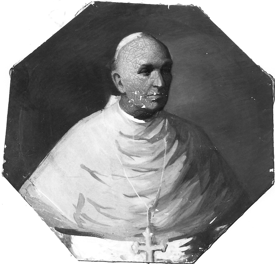 ritratto del Vescovo Giuseppe Gandolfi (dipinto) - ambito marchigiano (prima metà sec. XX)