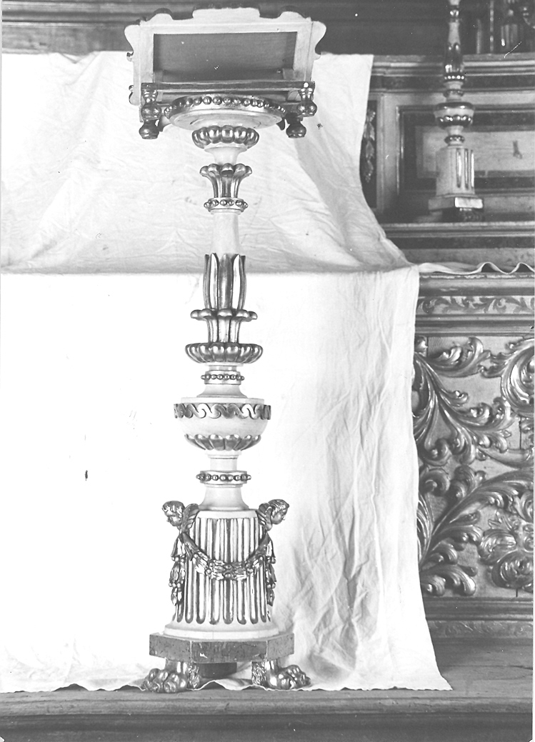 leggio a fusto - bottega marchigiana (sec. XIX)