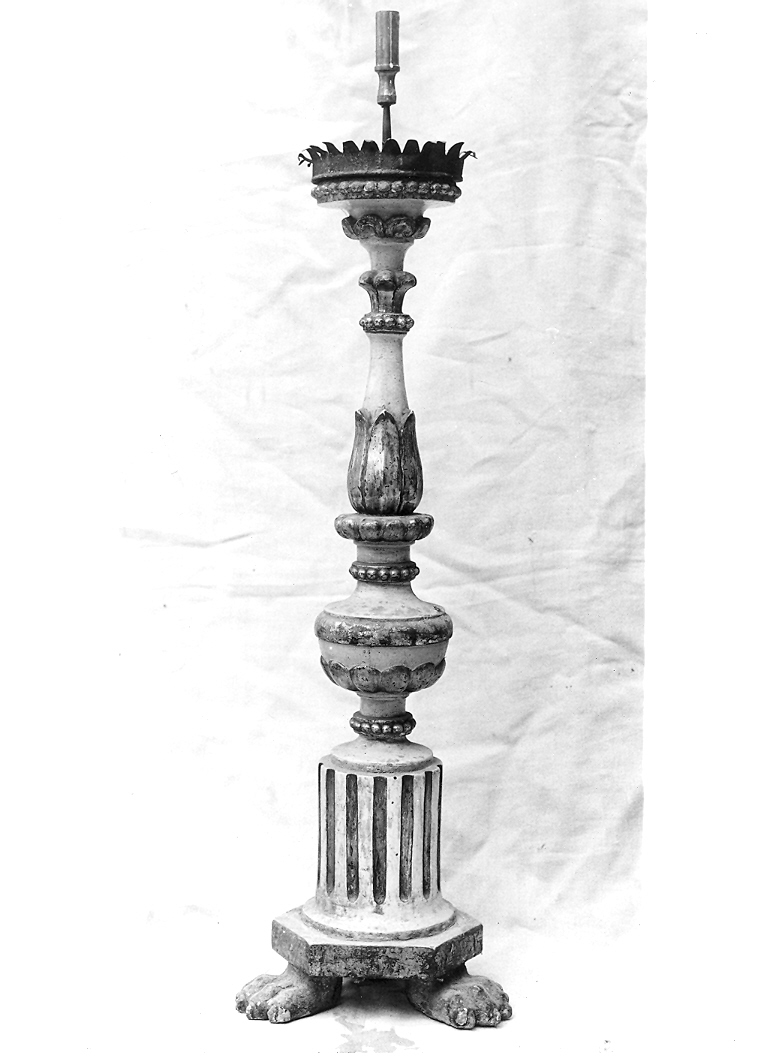 candeliere, serie - bottega marchigiana (sec. XIX)