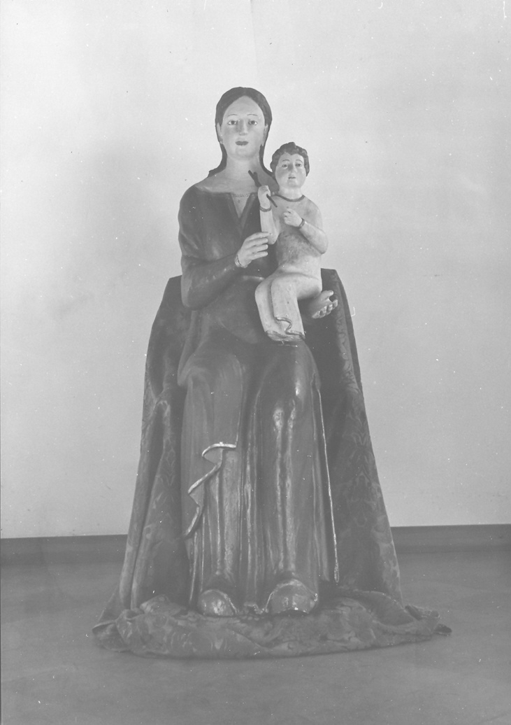Madonna con Bambino (statua) - ambito marchigiano (sec. XV)