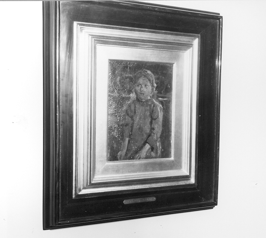 busto di bambino (dipinto) di Ciani Cesare (primo quarto sec. XX)