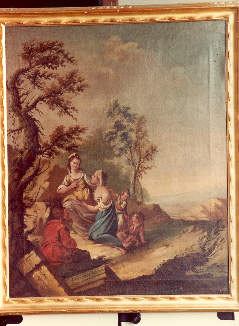 paesaggio con figure (dipinto) - ambito veneto (prima metà sec. XVIII)