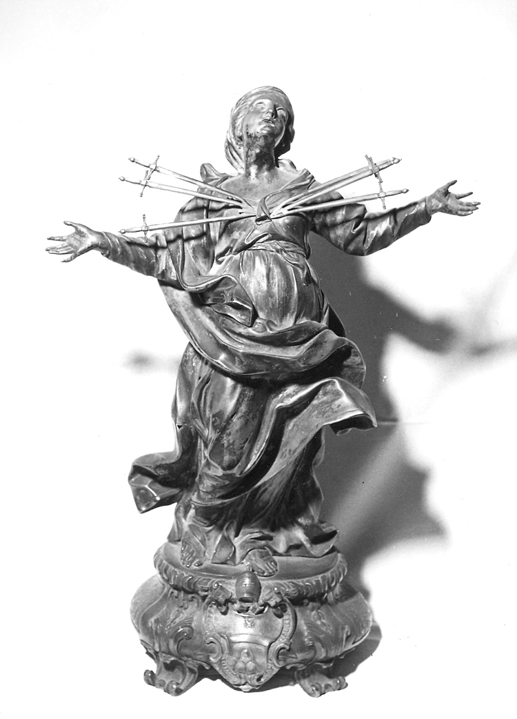 Madonna Assunta (statua) - bottega romana (seconda metà sec. XVII)