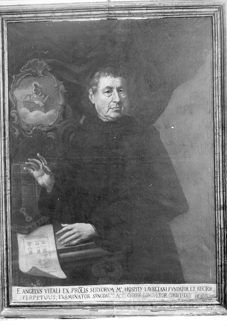 ritratto di frate Angelo Vitali (dipinto) - ambito marchigiano (sec. XVIII)