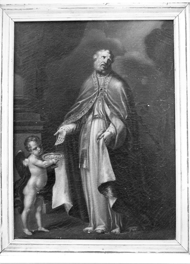 Santo vescovo (dipinto) - ambito romano (sec. XVIII)