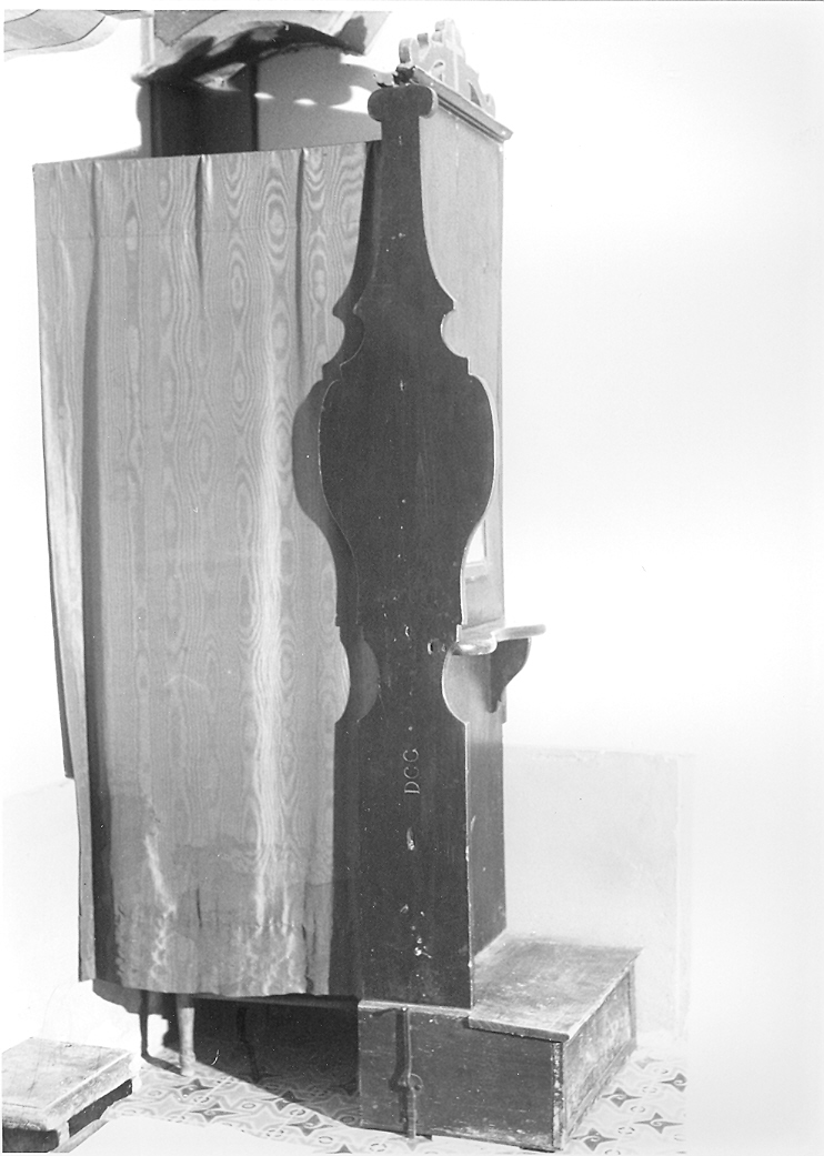 confessionale - bottega marchigiana (sec. XVIII)