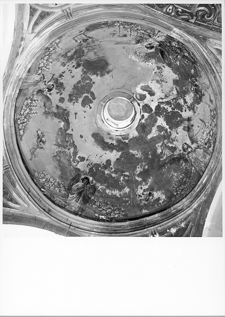 angeli e cherubini (dipinto) - ambito marchigiano (inizio sec. XX)