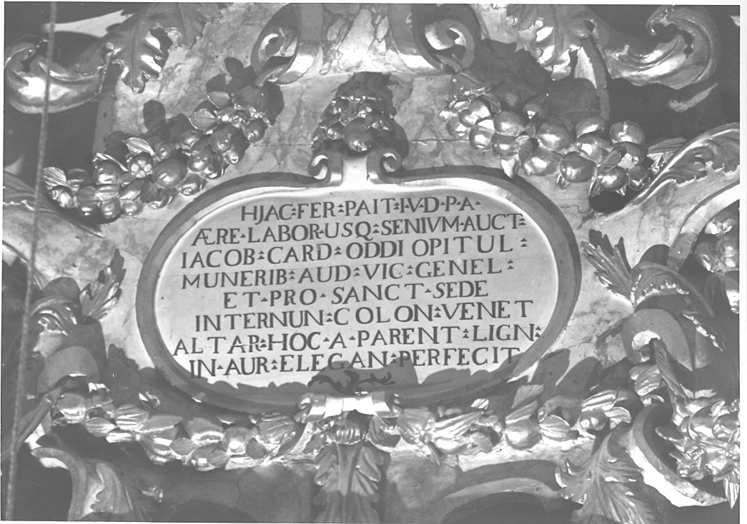 lapide - bottega marchigiana (seconda metà sec. XVII)