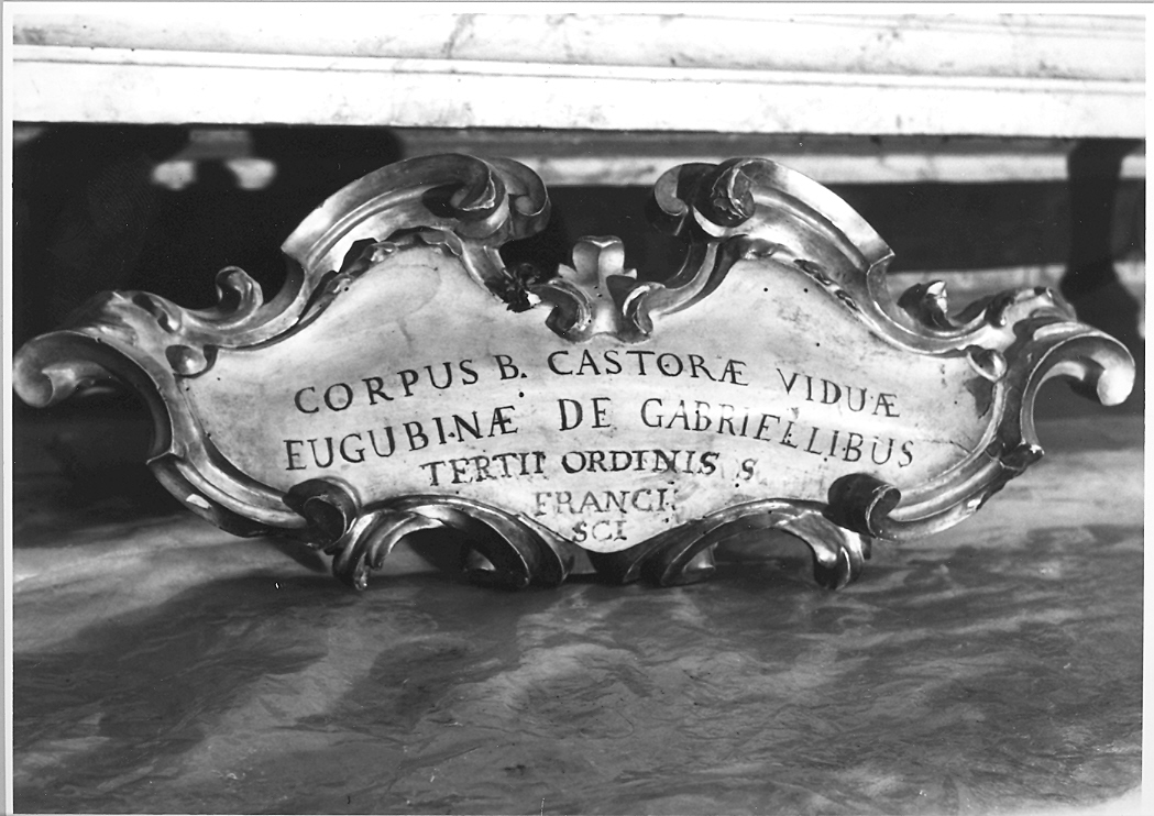 cartiglio - bottega marchigiana (sec. XVII)