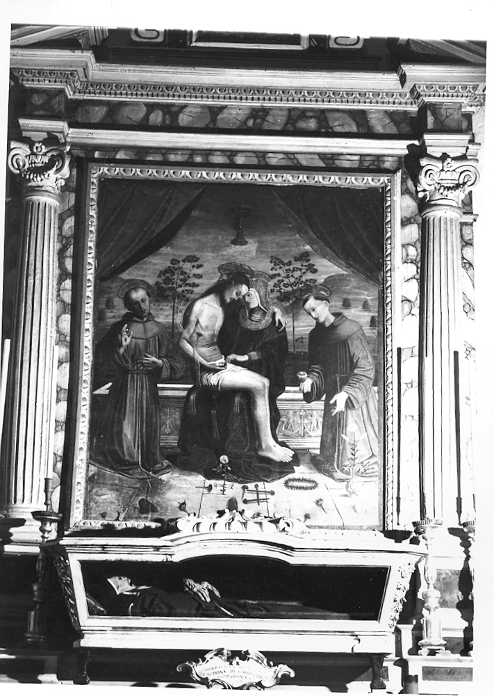 Pietà (dipinto) di Nardini Giacomo (sec. XVI)