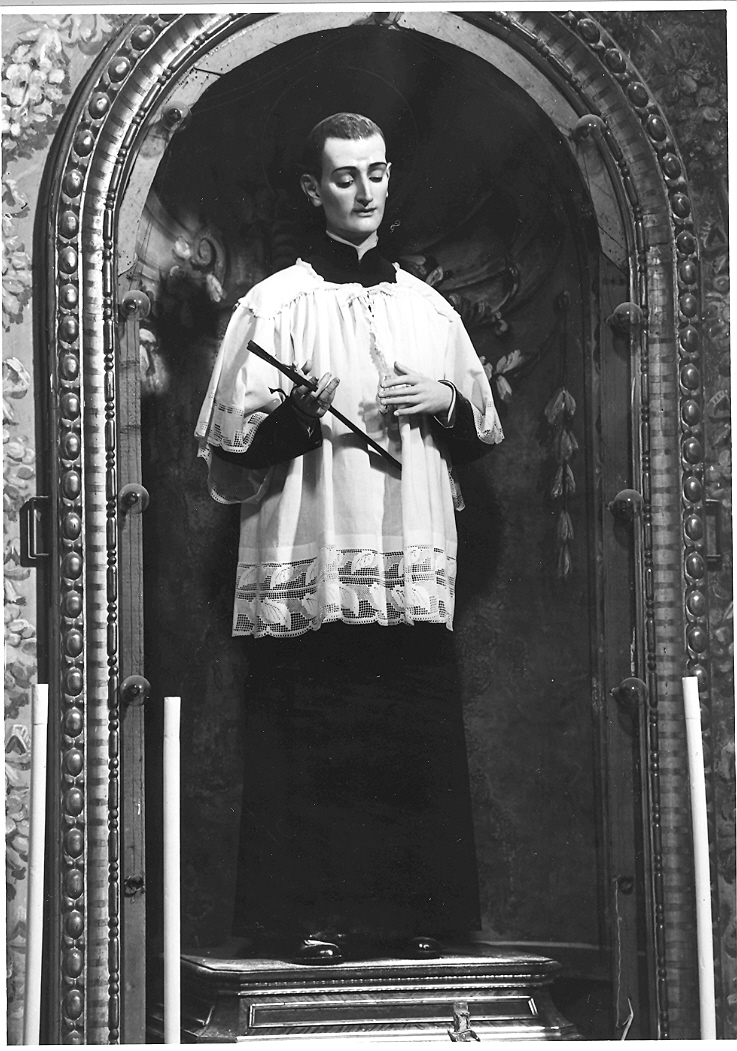 San Luigi Gonzaga (statua) - bottega italiana (inizio sec. XX)