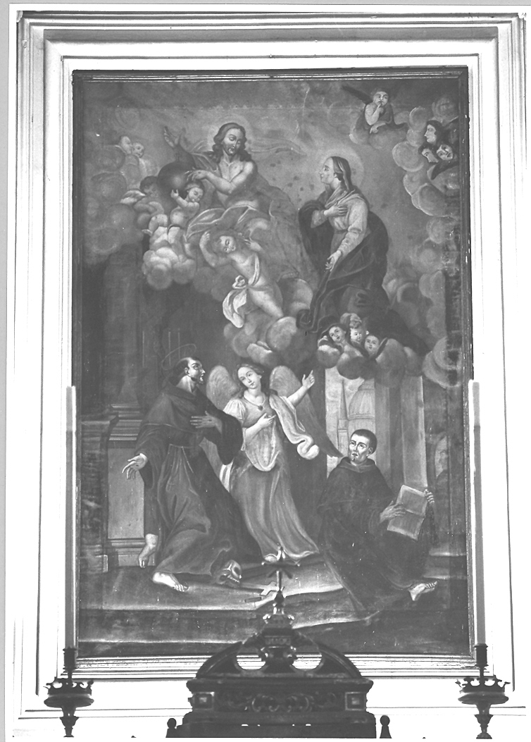 Madonna e Santi (dipinto) di Zuccari Ottaviano (sec. XVI)