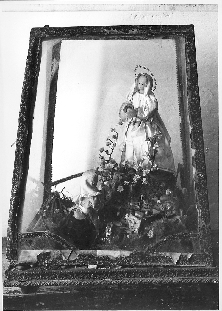 Madonna di Lourdes e Santa Bernardette (statuetta devozionale) - bottega italiana (inizio sec. XX)