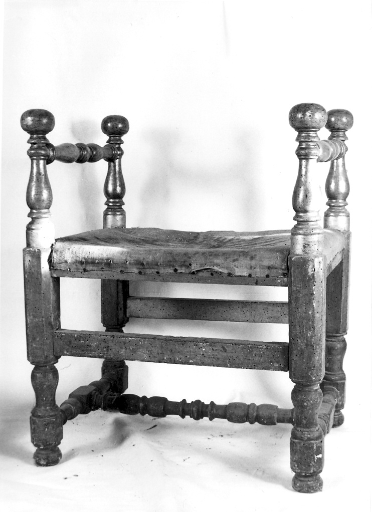 faldistorio - bottega marchigiana (sec. XIX)