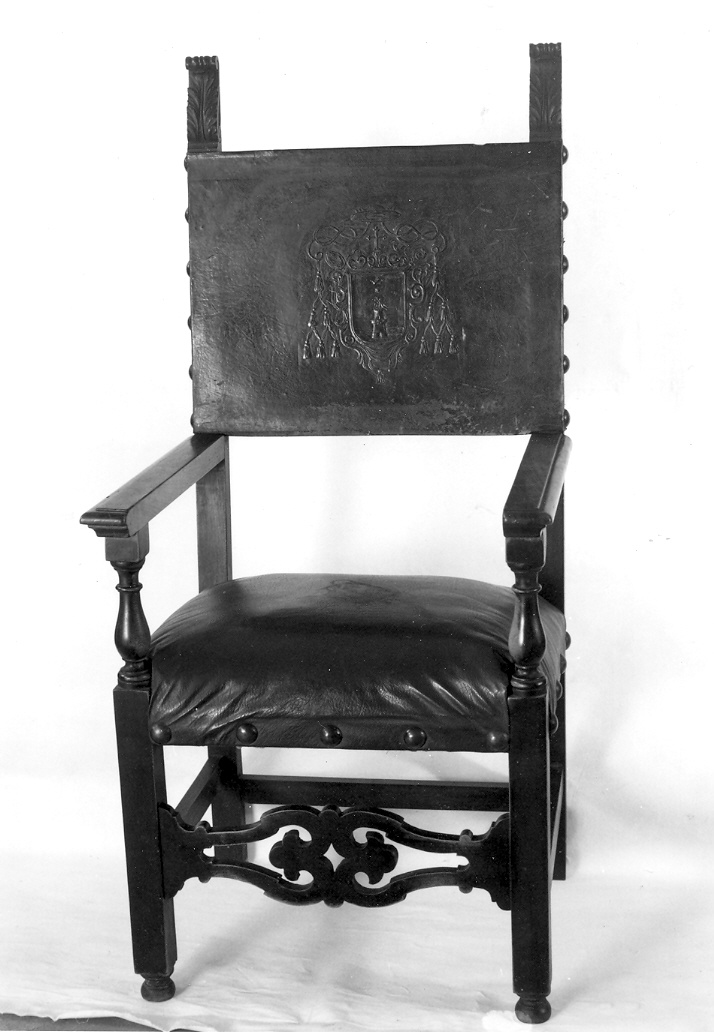 poltrona - bottega marchigiana (seconda metà sec. XIX)