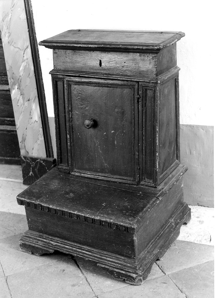 inginocchiatoio - bottega marchigiana (sec. XIX)