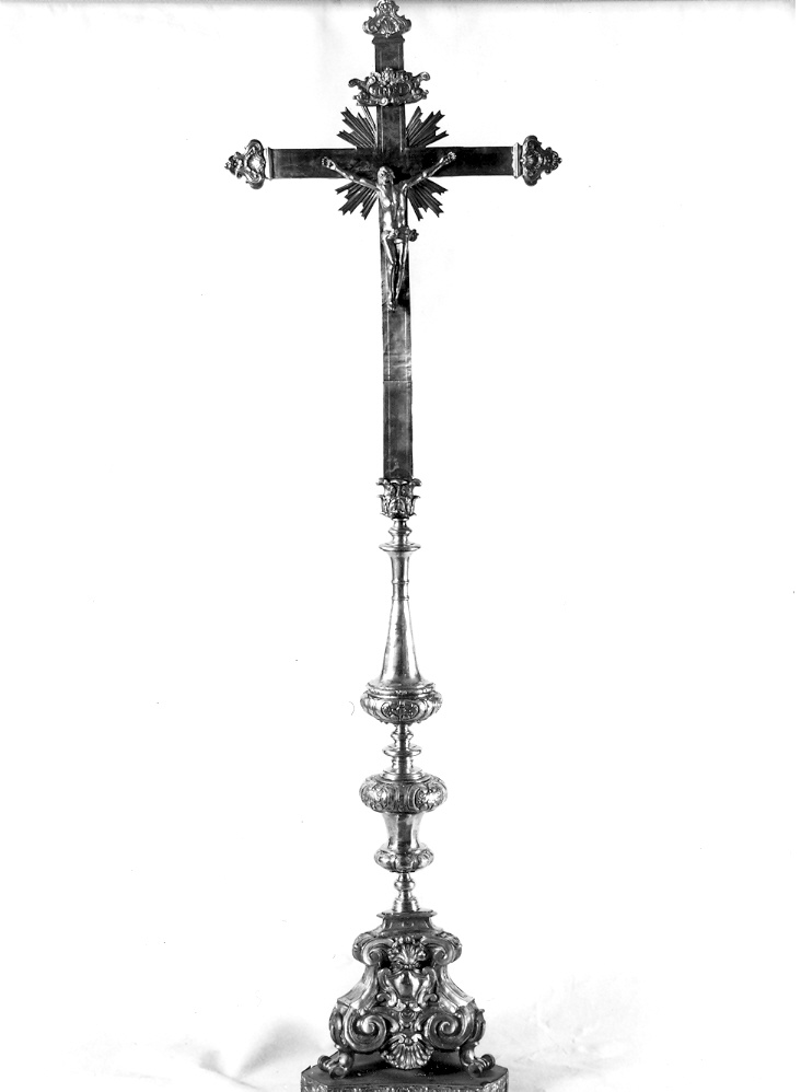 croce d'altare - bottega italiana (sec. XIX)