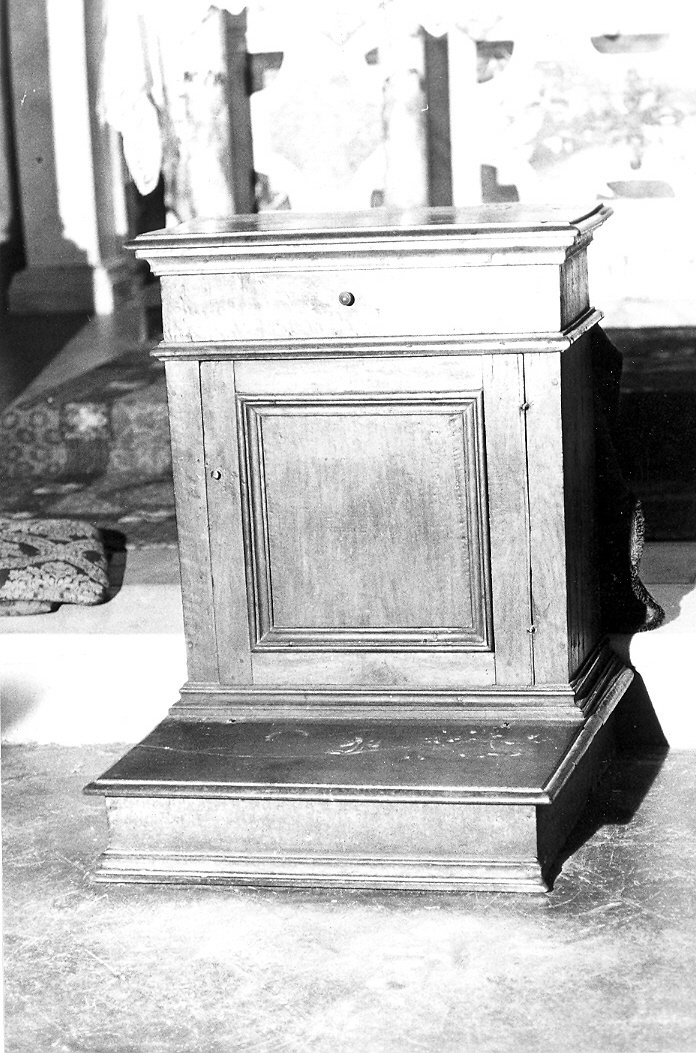 inginocchiatoio - bottega marchigiana (sec. XVIII)