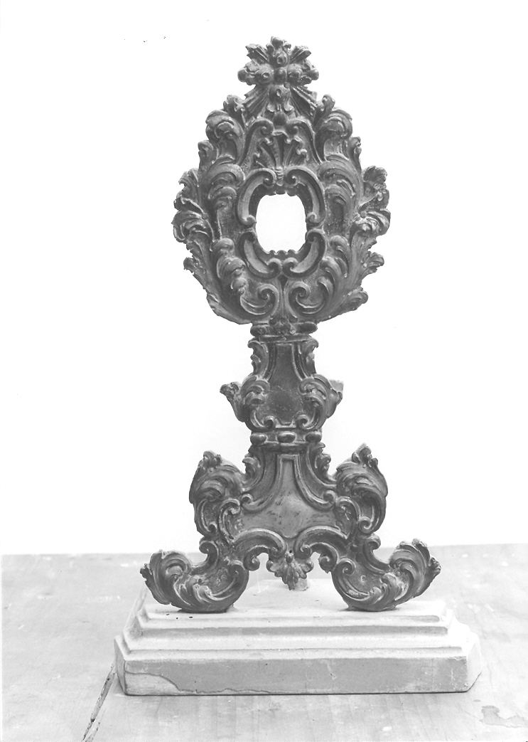 reliquiario - a ostensorio - bottega marchigiana (seconda metà sec. XVIII)