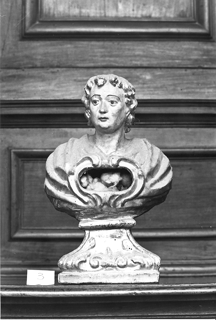 reliquiario - a busto - bottega marchigiana (sec. XVIII)