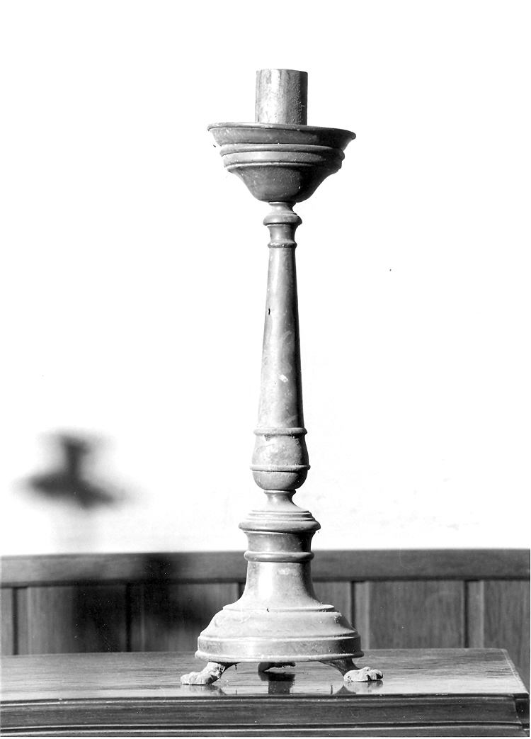 candeliere, coppia - bottega marchigiana (sec. XIX)