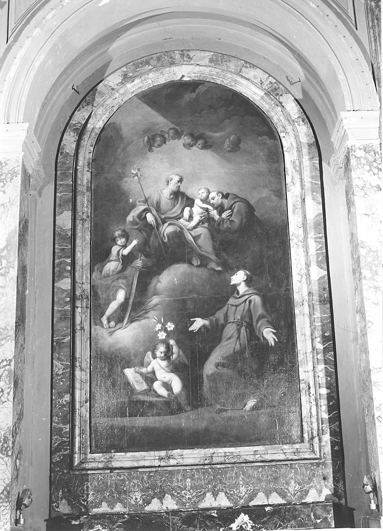 Sant'Antonio da Padova (dipinto) di Caccianiga Francesco (sec. XVIII)