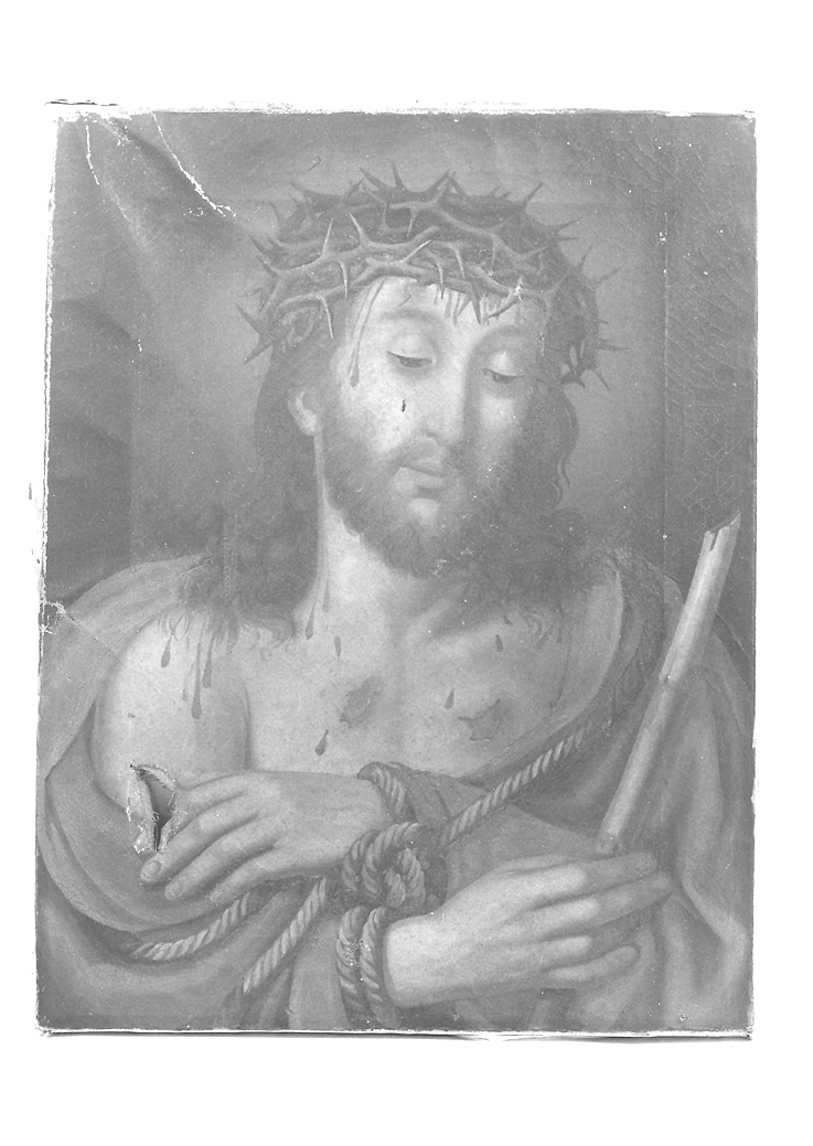 Cristo coronato di spine (dipinto) - ambito Italia centrale (sec. XVIII)