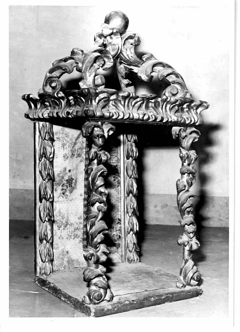 trono per esposizione eucaristica - bottega marchigiana (fine sec. XVIII)