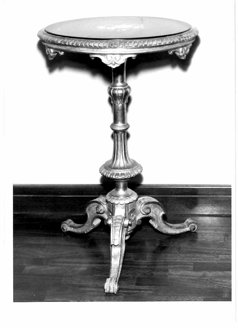 tavolo - bottega italiana (fine/inizio secc. XVIII/ XIX)