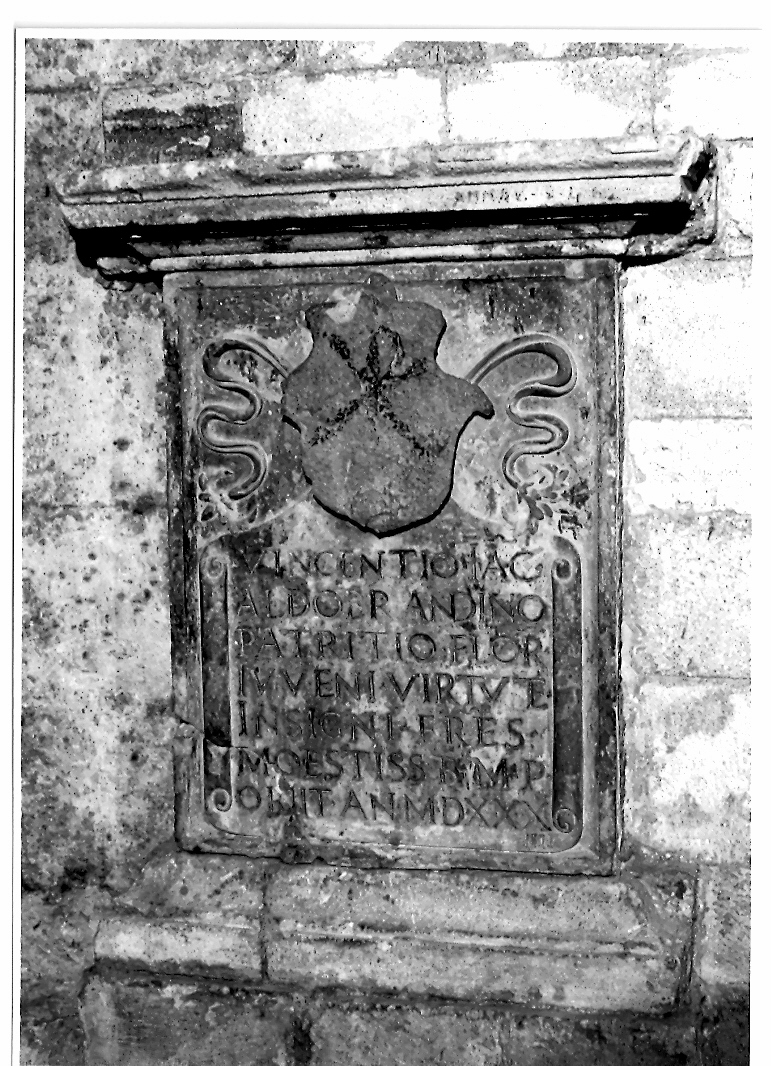 lapide - bottega marchigiana (sec. XVI)