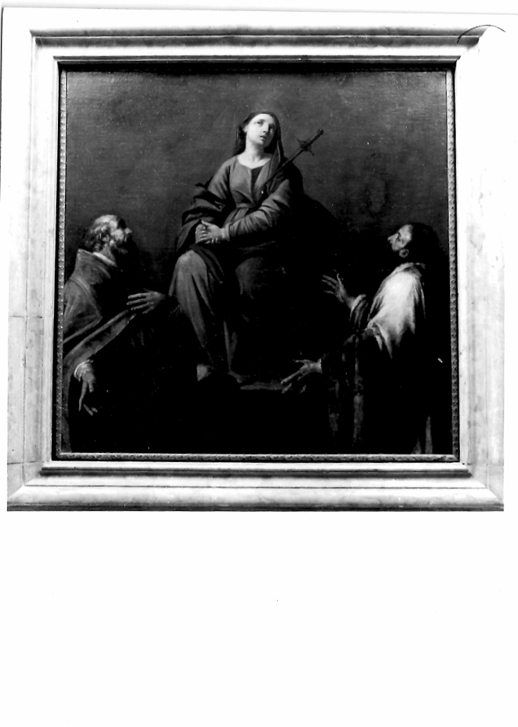 Madonna Addolorata e santi (dipinto) di Caccianiga Francesco (sec. XVIII)