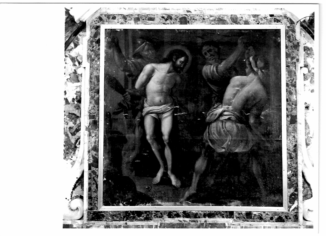 flagellazione di Cristo (dipinto) di Caccianiga Francesco (sec. XVIII)