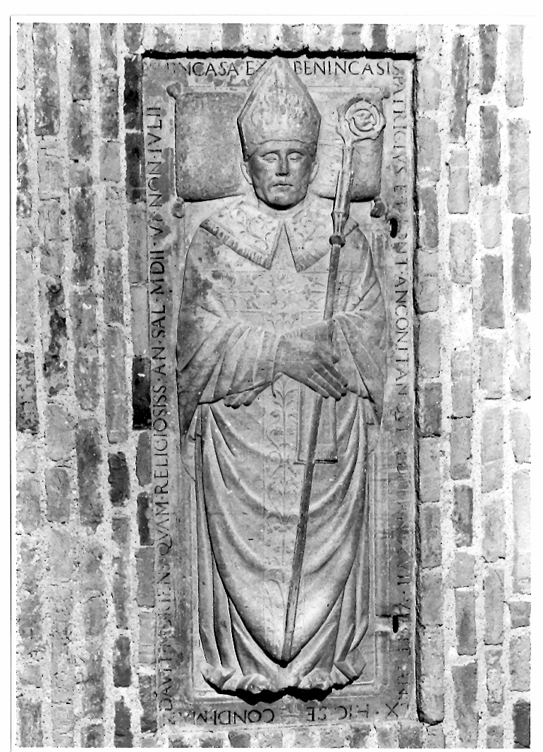 vescovo Benincasa (rilievo) - bottega marchigiana (sec. XVI)