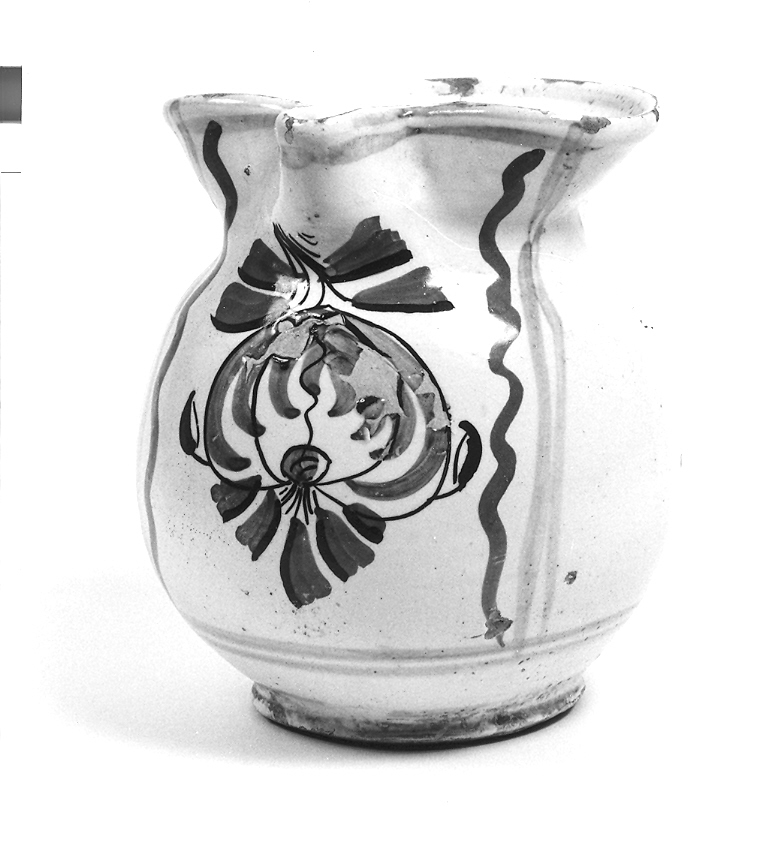 motivi decorativi vegetali (brocca) - bottega Italia centrale (sec. XVII)