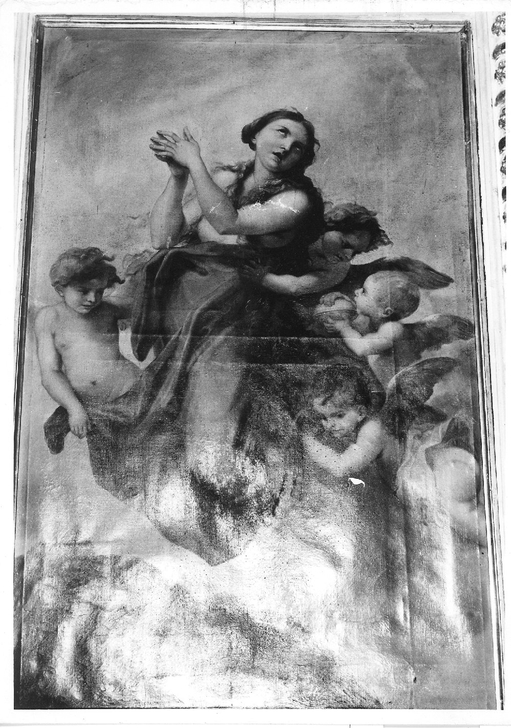 Santa Maria Egiziaca (dipinto) di Rossi Pasquale detto Pasqualino (sec. XVII)