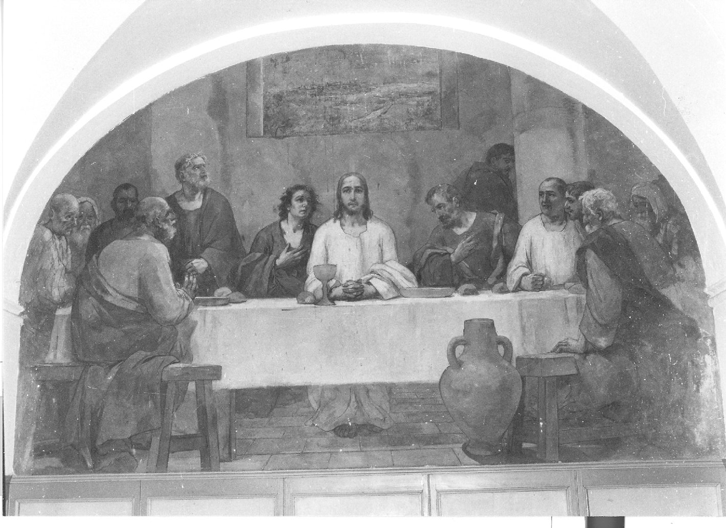 ultima cena (dipinto) di Bocchetti Gaetano (sec. XX)