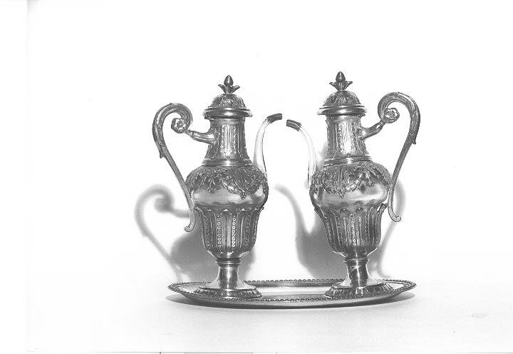 vasetti per oli santi - bottega italiana (sec. XIX)