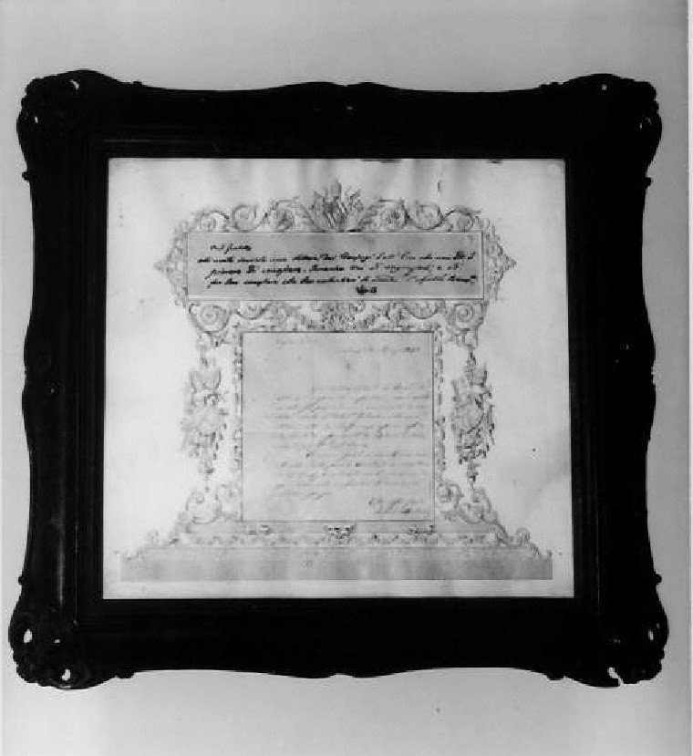 cornice - bottega marchigiana (sec. XIX)