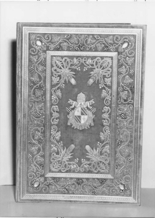 coperta di libro - bottega italiana (sec. XIX)