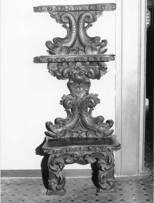 mensola - bottega italiana (sec. XIX)